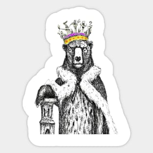 Royal Bear Sticker